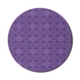 thumbnail image 1 of Ethnic Mouse Pad for Computers, Pattern of Eastern Motifs Mandala Design Consisting of Flowers, Round Non-Slip Thick Rubber Modern Gaming Mousepad, 8" Round, Blue Violet Quartz, by Ambesonne, 1 of 2