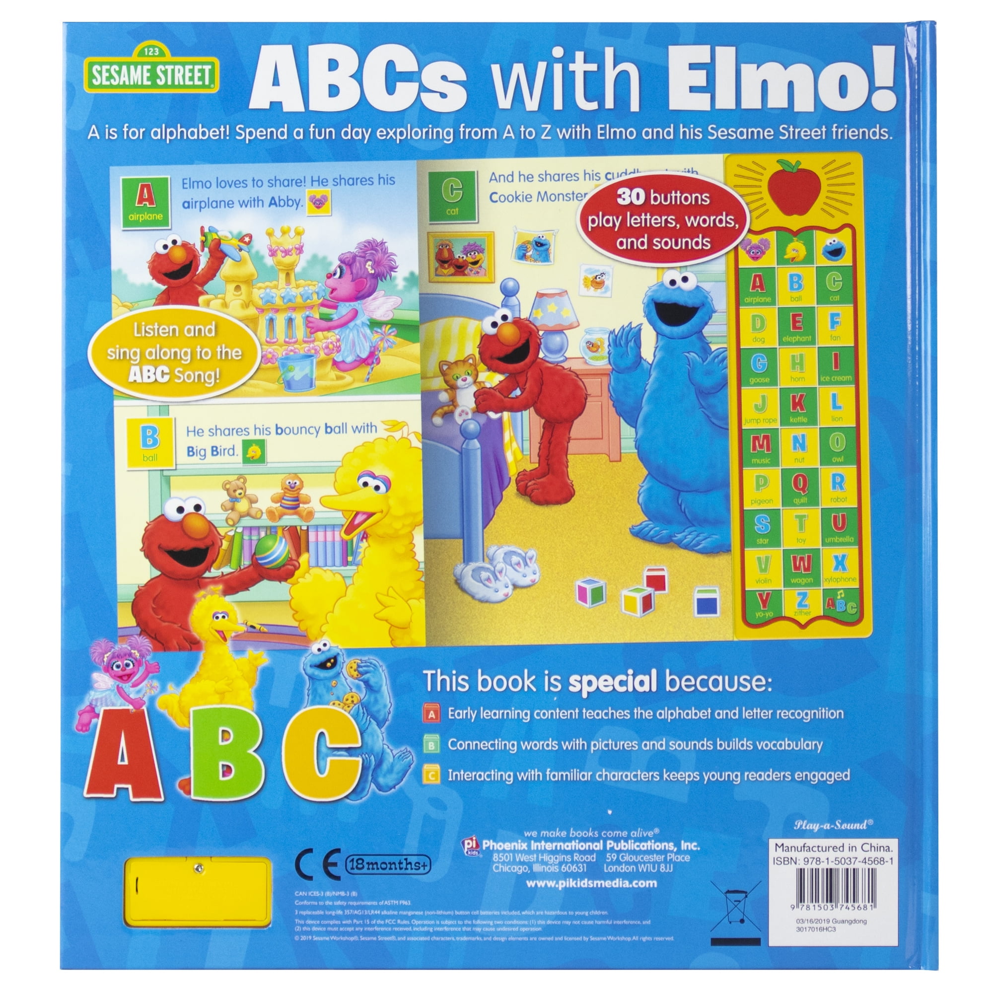Sesame Street: ABCs with Elmo! Sound Book (Hardcover Sesame Street: ABCs with Elmo! Sound Book (Hardcover