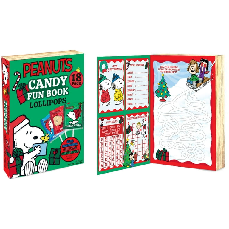 Peanuts Lollipop Fun Book, Fat & Gluten Free, Assorted