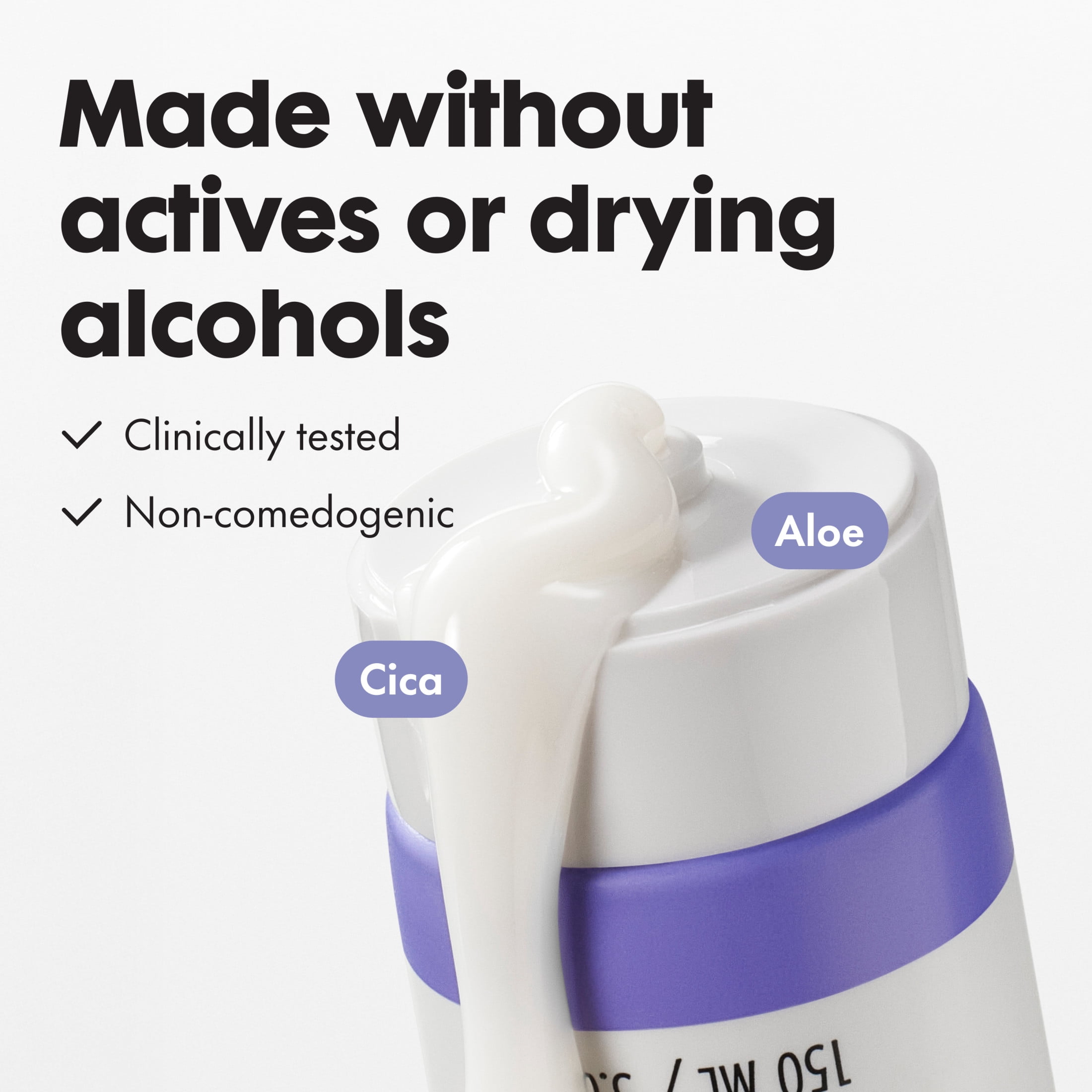 Hero Cosmetics Gentle Facial Cleanser, Suitable for Sensitive Skin, 5.07 fl oz