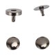thumbnail image 3 of 50 Sets Magnetic Snap Buttons 14x4mm High Hardness Alloy Magnetic Button Clasp Snaps for Decorating Punk Clothing Shoes Silver Black, 3 of 3