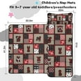 thumbnail image 5 of Red Plaid Dog Jigsaw Puzzle Toddler Nap Mats for Kids Preschool,Sleeping Mat Bag or Kids,Toddler Sleeping Bag,Toddler Nap Mat or Daycare, 5 of 6