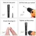 thumbnail image 4 of Ganchos multiusos para uso intensivo, ganchos de pared multiusos para almacenamiento en garaje, perfectos para colgar escaleras, bicicletas y kayaks, construcción de acero galvanizado, fácil, 4 of 5