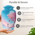 thumbnail image 2 of Cherry Blossom Adults Urn for Mom - Blue Urns for Human Ashes Adult - Large Cremation Urn for Ashes for Women - 10 Inch Urns for Grandma, 2 of 6