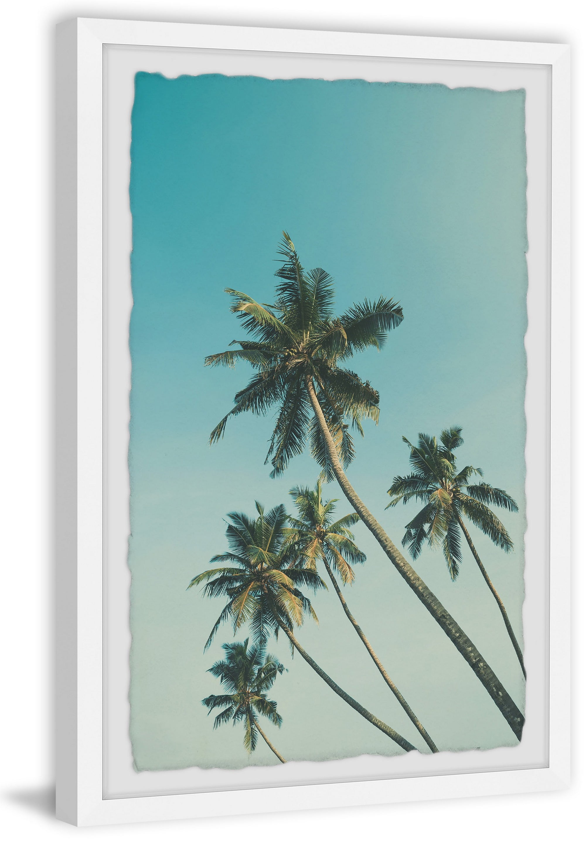 Marmont Hill Leaning Palm Trees Framed Wall Art