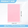 thumbnail image 2 of Uxcell 100 Pcs Photocard Sleeves, 61 x 91mm Kpop Card Protector Holder, White, 2 of 5