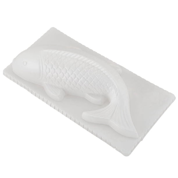 DIY 3D Carpa Molde PláStico Gelatina Hecho una Mano Molde de Mousse Pastel PudíN Chocolate Molde Herramienta para Hornear