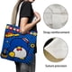thumbnail image 3 of Tuxedo Sam Bolso de tela con estampado de lienzo para mujer, bolsa de compras reutilizable y estética, con cremallera interior, regalo para mujer, 35 × 40 cm., 3 of 6