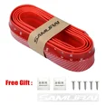 thumbnail image 1 of 2.5M Car Front Bumper Lip Carbon Fiber Rubber Universal Protector Bumper Strip Spoiler Side Skirt Rubber Anti Scratch Protector, 1 of 5