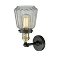 thumbnail image 2 of 203SW-SN-G142 Innovations Lighting Chatham - 1 Light Wall Sconce In Art Deco Style-12 Inches Tall and 7 Inches Wide-Brushed Satin Nickel Finish-Clear, 2 of 2