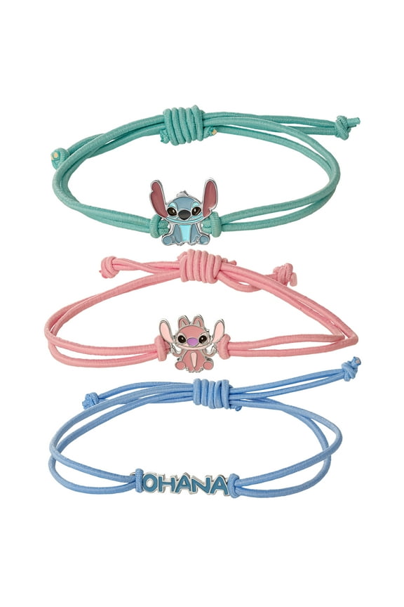 Girls Lilo & Stitch Best Friends Bracelet Set of 3