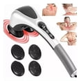 thumbnail image 1 of Masajeador de doble cabeza con tecnología de calentamiento por infrarrojos para masaje unisex Para todo el Cuerpo Incluye 2 pares diferentes de Cubiertas masajeadoras Genérica masaje, 1 of 8