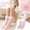 Pink, variant on Voska Women's Thick Fleece Lined Winter Floor Socks Non Slip Grippers Warm Cozy Indoor Slipper Socks Soft Stretchy Fit Loungewear for Women Black One Size
