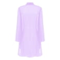 thumbnail image 2 of Oyolan Cardigans Kimono pour Femmes en Mousseline Transparente, Cache-Maillots Décontractés Amples à devant Ouvert, Boléro, Vêtement d'Extérieur Lavande 3TG, 2 of 5