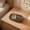 Brown-6A, variant on MMJ Wooden Tray Platter Set Rectangular Serving Plate Deep Recessed Bowl Smooth Edge Snack Fruit Jewelry Organizer Coffee Table Tea Room Living Room Home Decor 11.81x7.68in