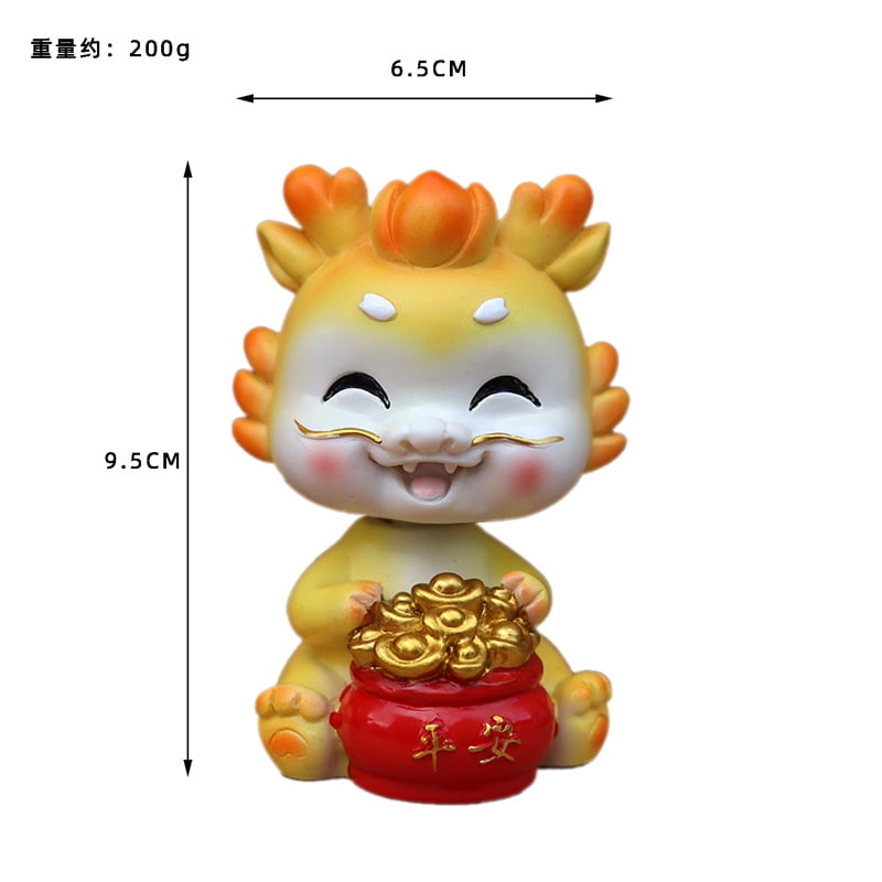 Dragon Resin Statue Miniature Dragon Figurine Cartoon Dragon Figurine