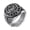 Silver, variant on JAJAFOOK Vintage Army Military Eagle Signet Ring for Veterans,Silver 13