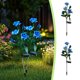 thumbnail image 1 of Fiudx Luces Solares de Flores, Lámparas Decorativas de Cinco Cabezales, Iluminación Exterior Resistente a La Intemperie, Diseño de Energía Solar de Bajo Consumo, Ideal para Jardines, Patios y Césped,, 1 of 6