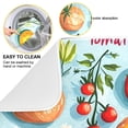 thumbnail image 2 of Yayeee Dish Drying Mat for Kitchen Counter 16"x18" Microfiber Absorbent Pad, Yellow Tomatoes, 2 of 7