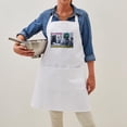 thumbnail image 4 of CafePress - Power Rangers Summoning The Dragonzord - Kitchen Apron with Pockets, Grilling Apron, Baking Apron, 4 of 5