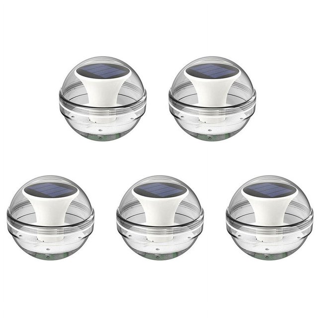 5X LED Solar Floating Light Waterproof Swimming Pool Lamp Color Changing Garden Decoration Lawn Lights for Fountain Pond