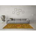 thumbnail image 3 of Ahgly Company Machine Washable Indoor Rectangle Persian Yellow Traditional Area Rugs, 8' x 12', 3 of 4