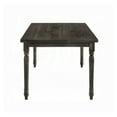 thumbnail image 4 of Weathered Grey Dining Table with Rectangular Top, 4 of 5