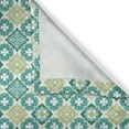 thumbnail image 5 of Ambesonne Green Grommet Curtain, Geometric Colored Tiles, 50" x 96", Green Teal White, 5 of 6