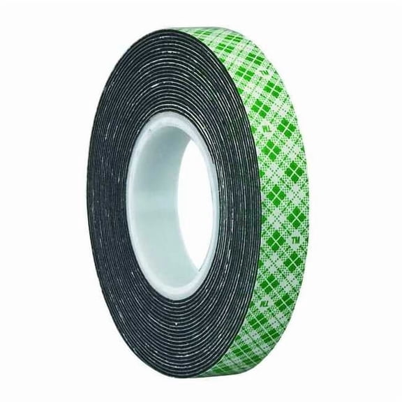 3m Foam Tape, Black, 5 yd L, 3/4 in W 4052