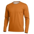 thumbnail image 3 of Long Sleeve T-Shirt for Men Ghalytn Crew Neck Athletic Top - Stretch Tee with Thumb Holes, 3 of 6