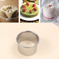 thumbnail image 2 of 12pcs Round Circle Pastry Cutters Kitchen Cookie Cutters For Cookies Sugar Paste Cakes Biscuit Cookie Cutter, 2 of 5