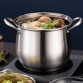 thumbnail image 3 of PAMINGONO Large Stainless Steel Cooking Pot with Lid for Soups, Stews, and Kitchen Use Durable Melt Pot, 3 of 7