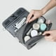 thumbnail image 2 of Neceser colgante de gran capacidad para hombres y mujeres, bolsa de cosméticos de viaje impermeable, bolsa de almacenamiento para baño (gris), 2 of 5