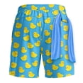 thumbnail image 2 of MINOUVA Men's 2-in-1 Swim Trunks with Compression Liner, Quick-Dry Stretch Fabric, Drawstring Waist, Pockets, Pockets, Shorts Swimwear Bottoms (Men's L), 2 of 7