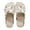 Flower, variant on Women's Open Toe House Slippers,Cotton and Linen Casual Comfort Non-Slip Breathable Indoor Outdoor Stripe Home Shoes