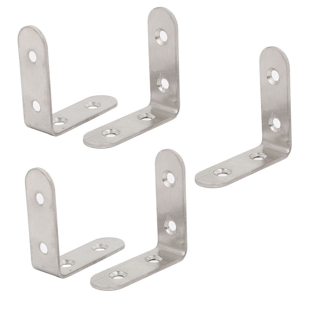 50mmx50mmx2mm Stainless Steel L Shaped Angle Brackets Shelf Supports ...