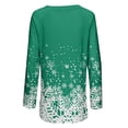 thumbnail image 4 of Tops de otoño para mujer, blusa holgada de manga larga con estampado Floral para el trabajo, 4 of 5