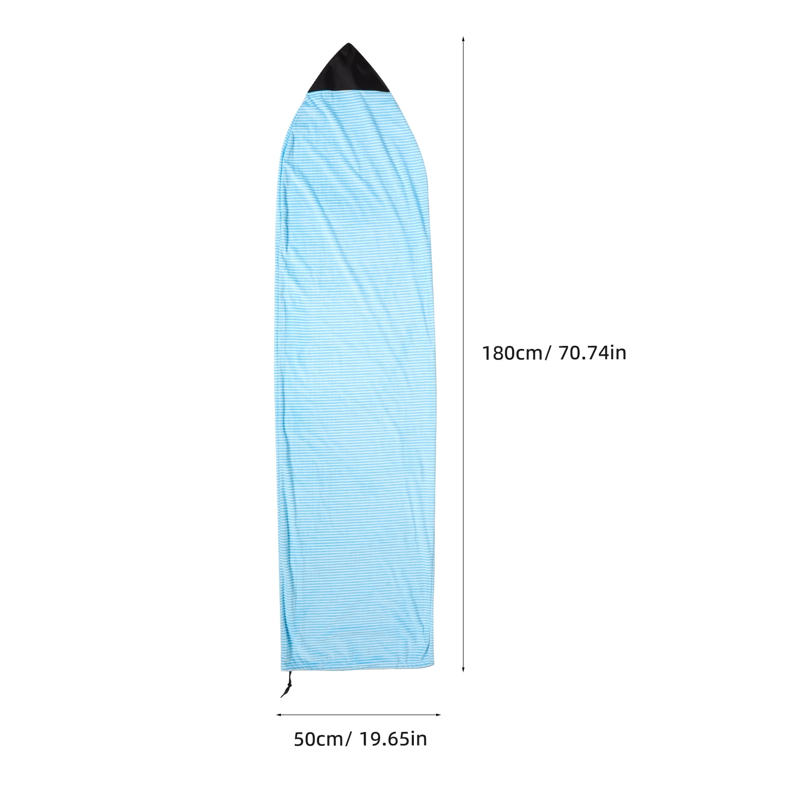 OUNONA Stretchable Surfboard with Padded Nose and Ray for Transportation