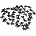 thumbnail image 6 of 100 PCS Mini Fake Spider，Plastic Black Spider Toys, Simulated Insect Toys for Funny Prank Spider and Joke Halloween Party Supplies, 6 of 7