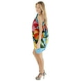 thumbnail image 5 of HAPPY BAY Women's Beachwear Summer Bikini Wraps Beach Wrap Coverups Sarong Skirt Swim Cover up Swimwear Swimsuit Coverups for Women One Size Blue, Hibiscus Floral, 5 of 5