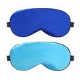 thumbnail image 1 of Máscara de seda de imitación, sombreado de doble cara, protección para los ojos, antifaz para dormir, máscara con hebilla ajustable MFZFUKR BST3020527-2, 1 of 5