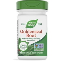 Nature's Way Goldenseal Root Capsules, Traditional Digestive Support*, Berberine, Unisex, 50ct