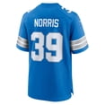 thumbnail image 3 of Men's Nike Morice Norris  Blue Detroit Lions Game Jersey, 3 of 6