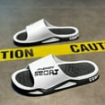 thumbnail image 5 of Men's Ultra Soft Slides Non-Slip Casual Slippers Open Toe Shoes Indoor Outdoor Beach Shower, 5 of 5