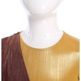 thumbnail image 6 of iiniim Kids Girls Greek Toga Robe Short Sleeve Metallic Ancient Greece Gown Princess Dress Halloween Cosplay Gold 12, 6 of 7