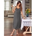 thumbnail image 4 of Ekouaer Cotton Sleepshirt Women Long Nightgown Lounge Slip Sleep Dress Sleepwear Chemise, 4 of 7
