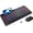 Black-V2, variant on Silver Wireless Keyboard and Mouse Combo - Dual System RGB Backlit Mouse and Keyboard Advanced Optical Tracking, Lag-Free Wireless,Ergonomic Keyboard, 90% Less Noise Silver-V1