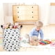 thumbnail image 2 of Cesta de lavandería para niños, cesta plegable de lona, cesta de almacenamiento para niños, para el hogar, oficina, organizador de juguetes, decoración del hogar, 2 of 6