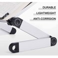 thumbnail image 4 of Rainbean RB-BS201 Aluminium Réglable & Pliable Portable Porte-Livre de Bureau&44; Noir, 4 of 6
