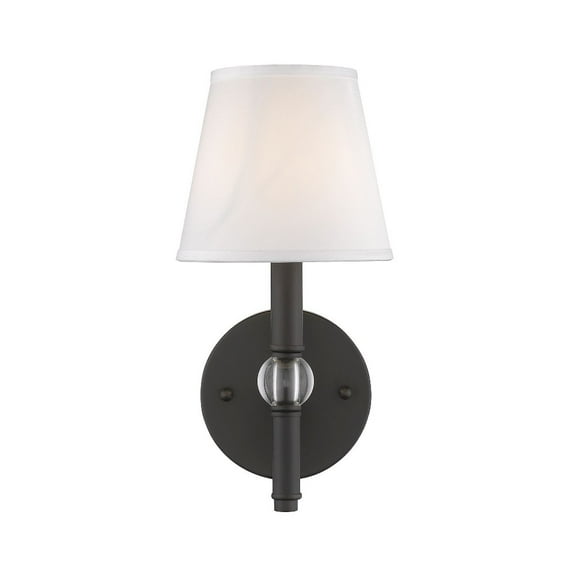 Wry Lighting Waverly 1-light Wall Sconce in Rubbed Bronze